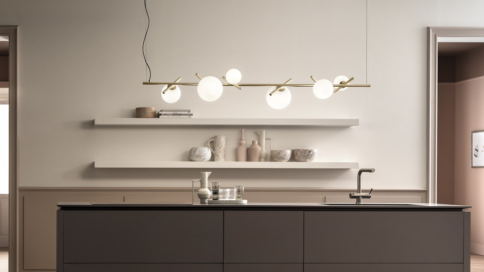 Lamp Chandelier Masiero Posy Suspension Linear