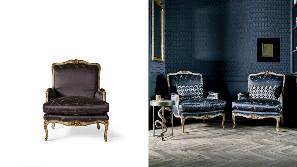 Armchair Angelo Cappellini Louis XV style 2150