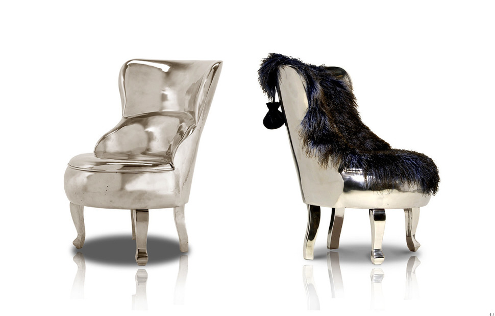 Armchair Baxter Sellerina aluminium