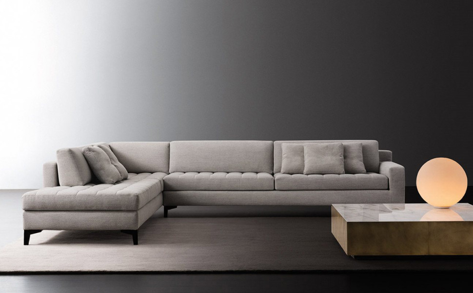 Sofa Meridiani Live Prince quilt divano componibile