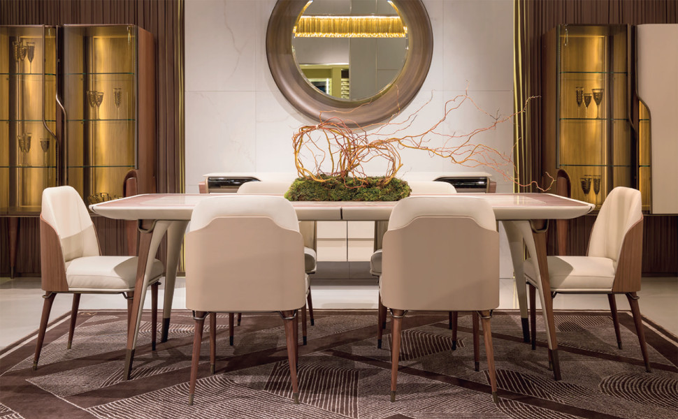 Dining Table Turri Melting light R420-m1