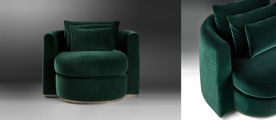 Armchair Annibale Colombo Today A1678 Silvana