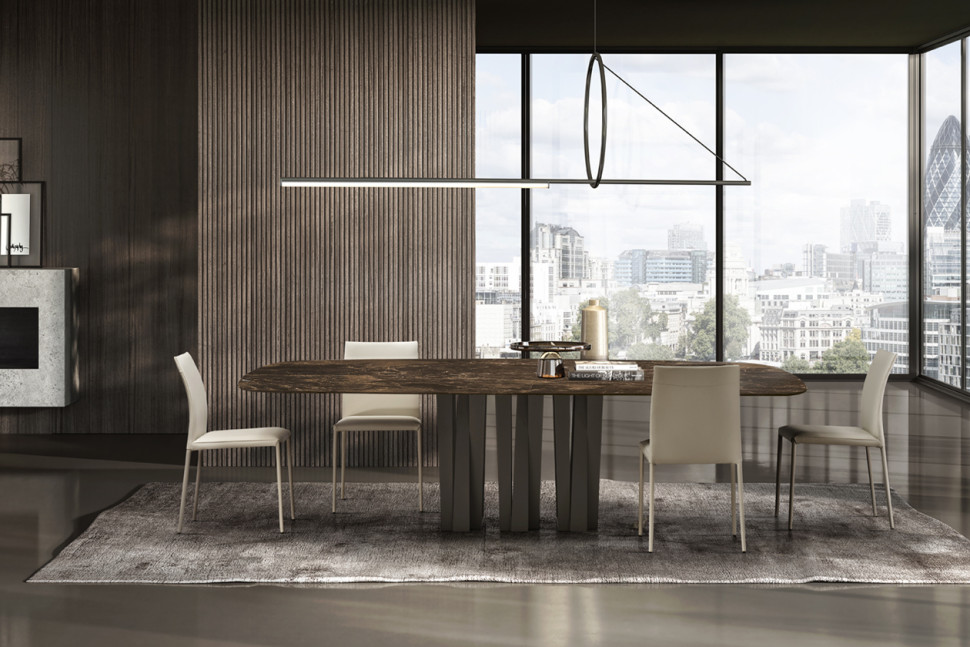 Table Eforma Narciso top marmo
