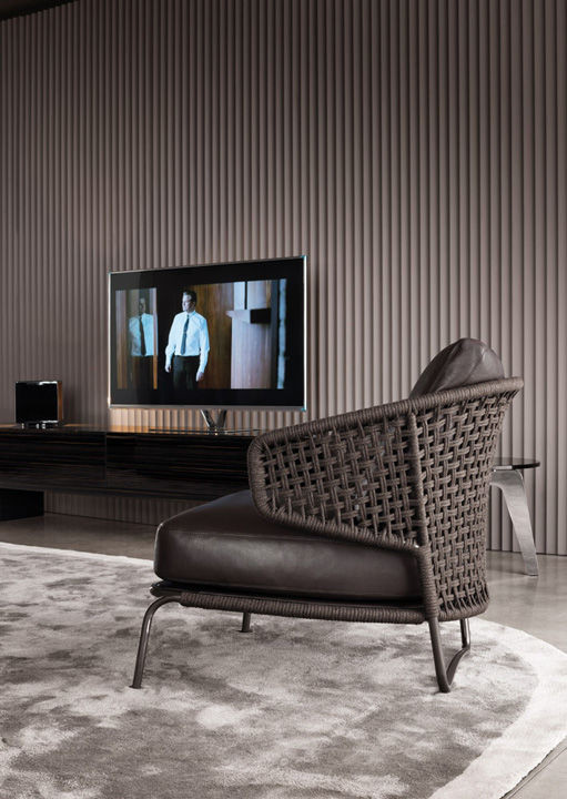 Armchair Minotti Aston Cord Indoor