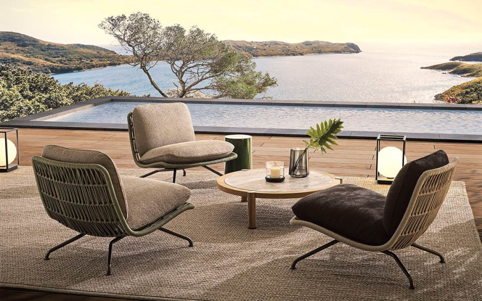 Sofa Minotti Pattie Cord Outdoor