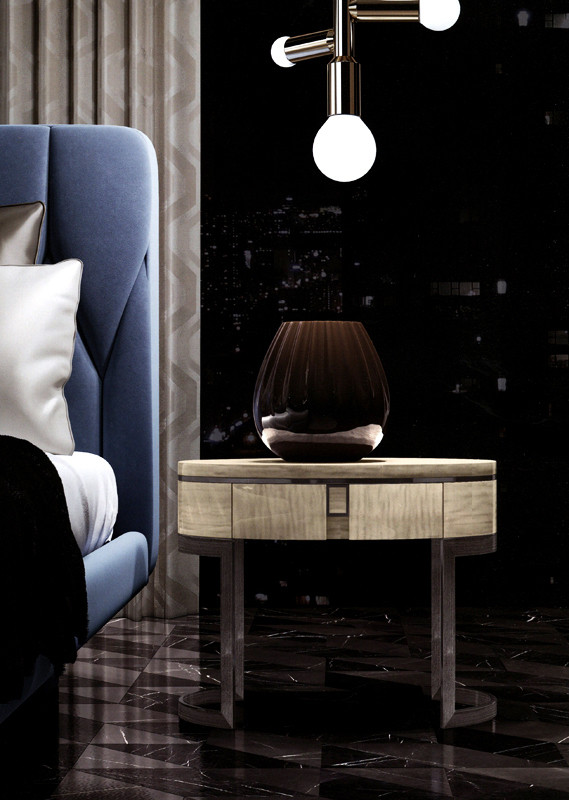Nightstand Diamond Franco bianchini Eln 7701k