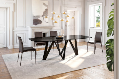 Table Eforma Noa top marmo