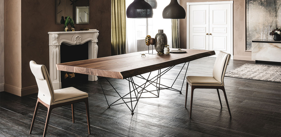 Dining Table Cattelan italia Gordon Deep Wood