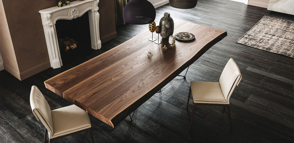 Dining Table Cattelan italia Gordon Deep Wood