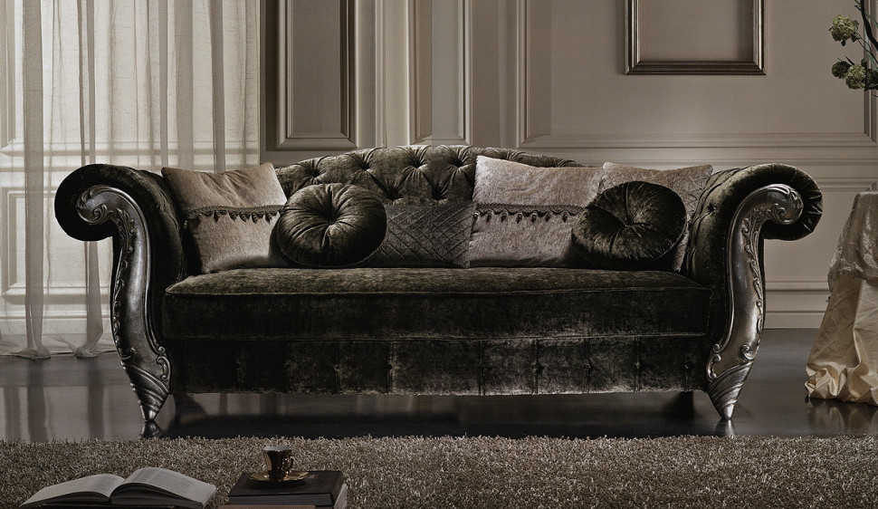 Sofa Romantic Gold confort Romantic 3 posti