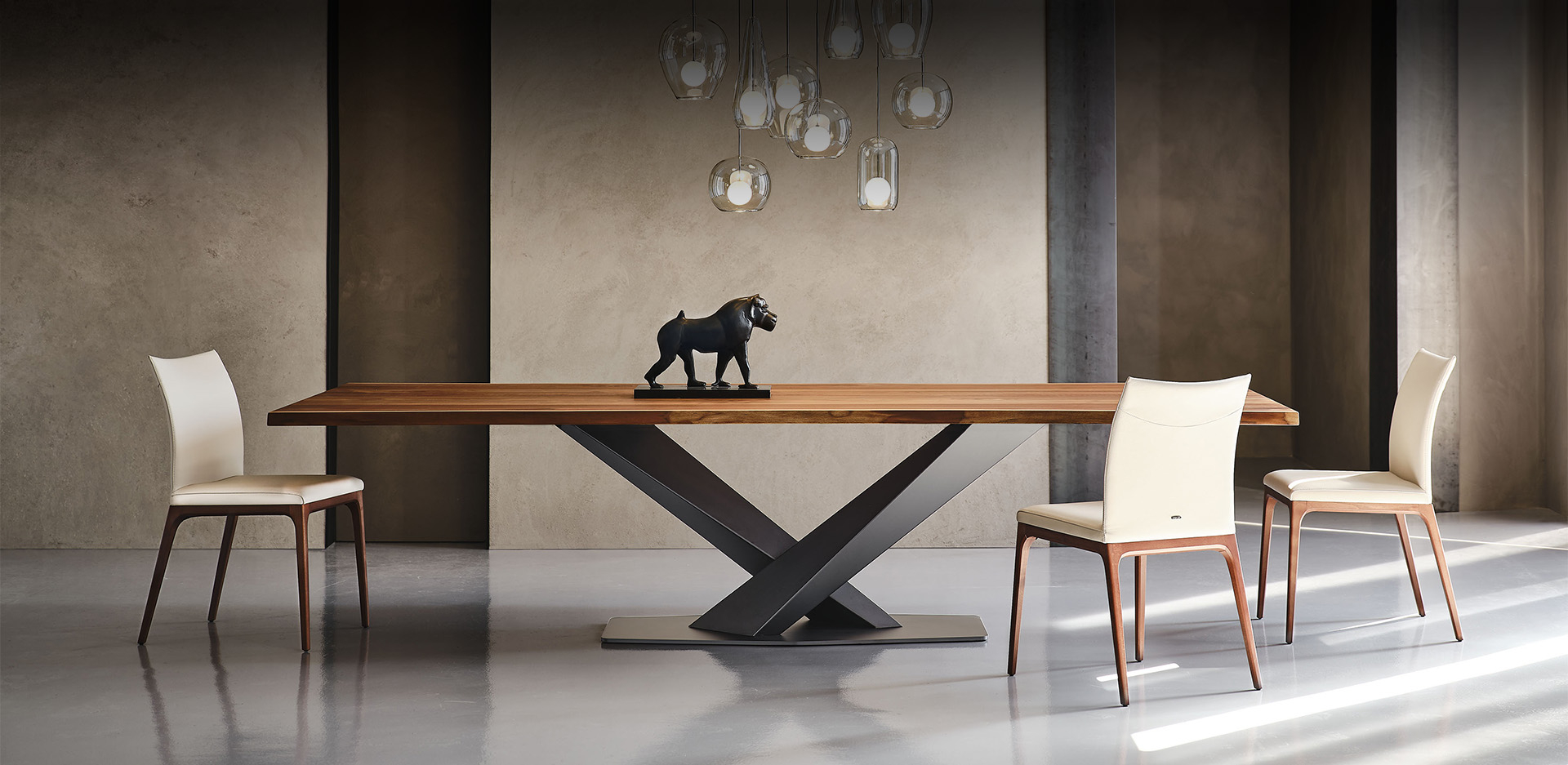 Dining Table Cattelan italia Stratos Wood