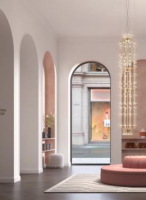 Lamp Chandelier Masiero Raqam M7 Basic Batch A 6x20 Modulo 7x10