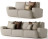 Sofa Bizzotto Italia Dune 6092/6093/6094