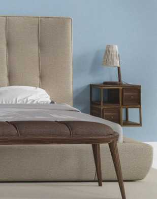 Nightstand Wallis Volpi Contemporary W004nd