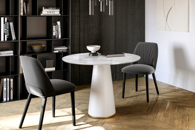 Table Eforma Ted bistro top marmo