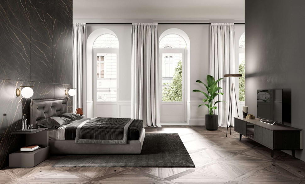 Bed Ozzio design Saona L012