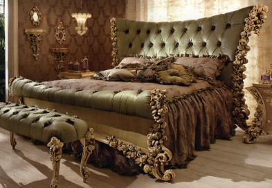 Bed Riva Bouquet 9008