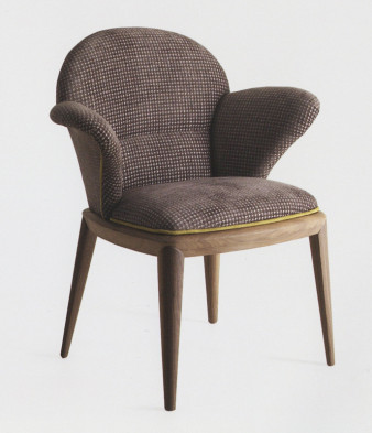 Dining Chair Volpi Contemporary Rolling