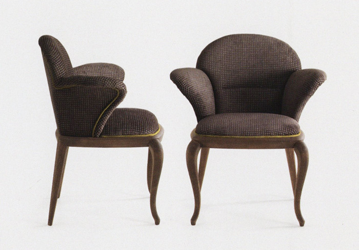 Dining Chair Volpi Contemporary Rolling