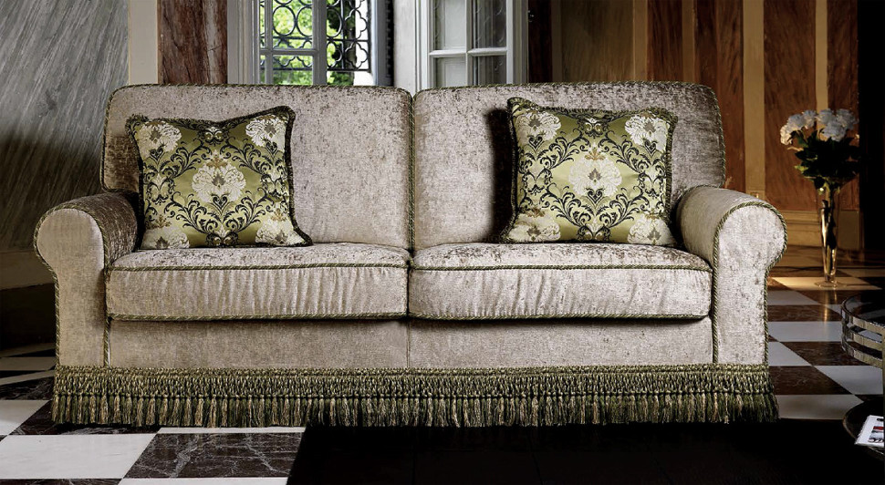 Sofa Domingo salotti Classico 2014 Zante frangia