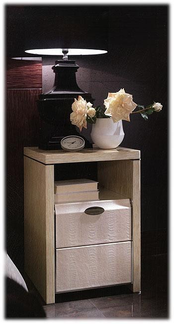 Nightstand Genesis leather Turri Contemporary T792l