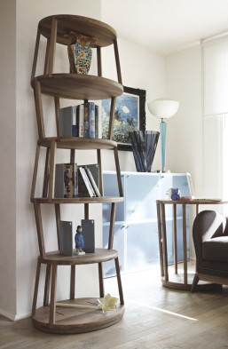 Shelving Rack Volpi Contemporary Raven 1