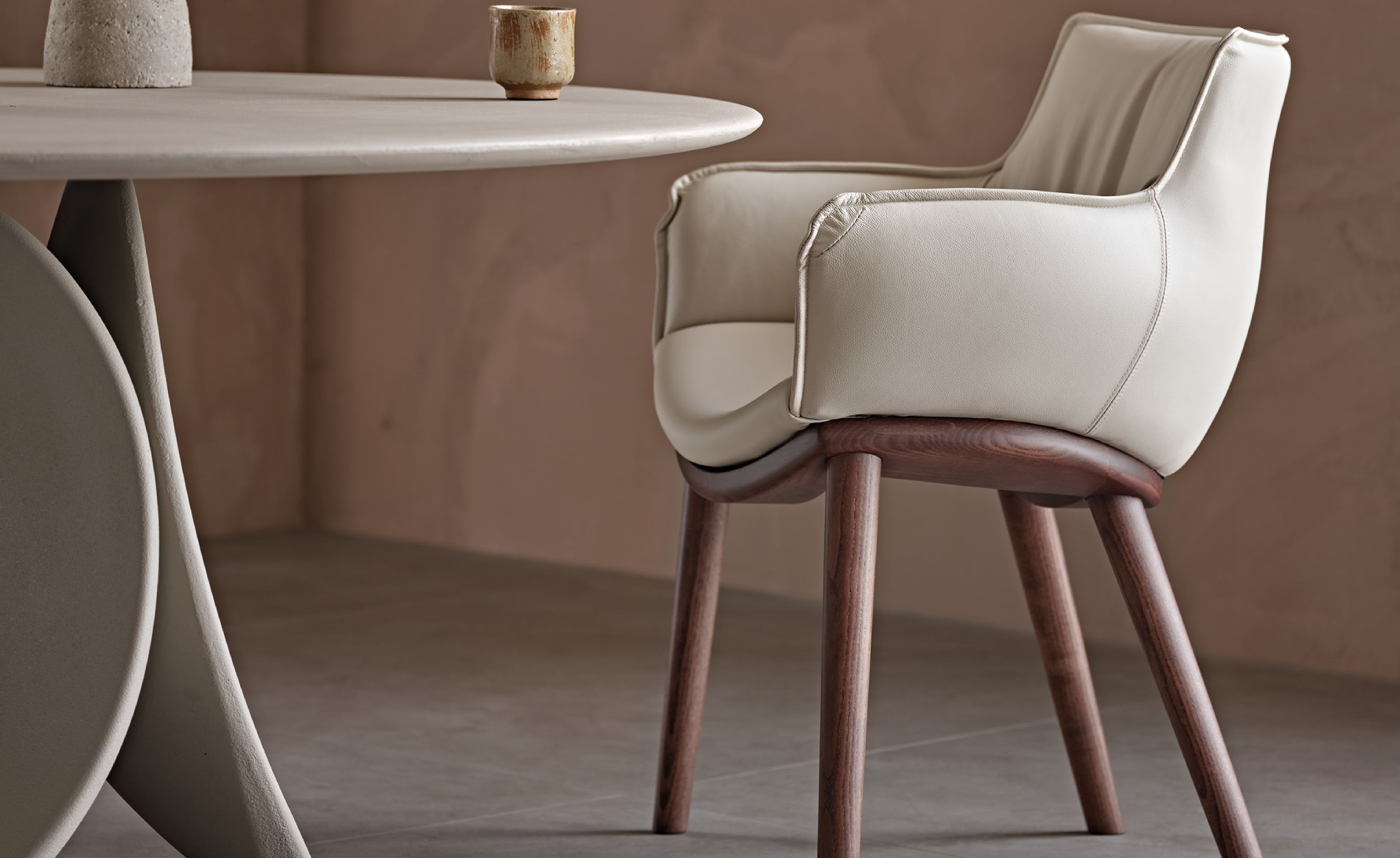 Dining Chair Cattelan italia Rhonda Wood Dining Chair Cattelan italia Rhonda Wood