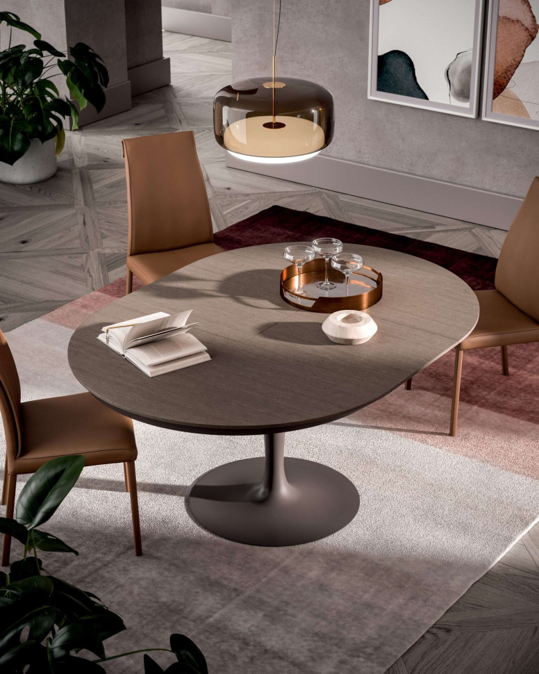 Table Ozzio design Eclipse Legno T315