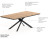 Table Ozzio design 4 x 4 T240