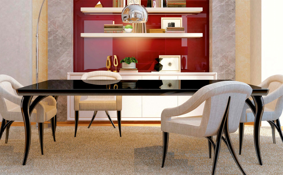 Dining Table Meroni Contemporary Vanity