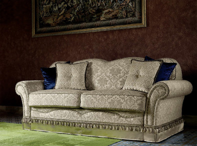Sofa Domingo salotti Classico 2014 Elektra frangia