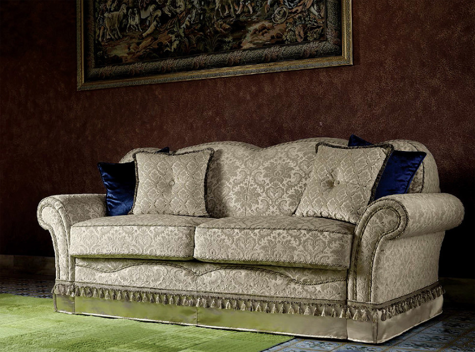 Sofa Domingo salotti Classico 2014 Elektra frangia